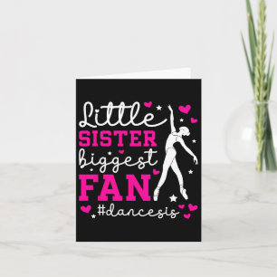Carte Petite Soeur Danse Sis Danse Soeur D'Une Danse S