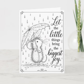 Carte Petites Choses Plus Grande Joie Colorie Moi