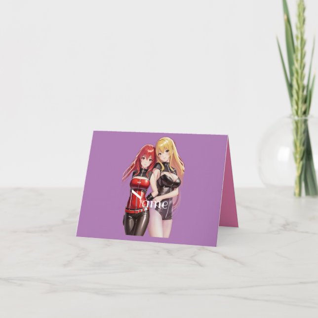 Carte Petites filles Anime Thunder_Cove (Devant)