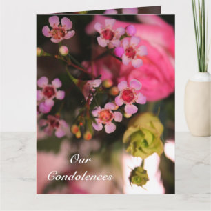 Carte Petites fleurs roses