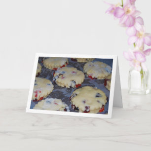 Carte Petits gâteaux aux fruits rouges