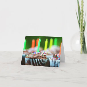 Carte Petits gâteaux d'anniversaire
