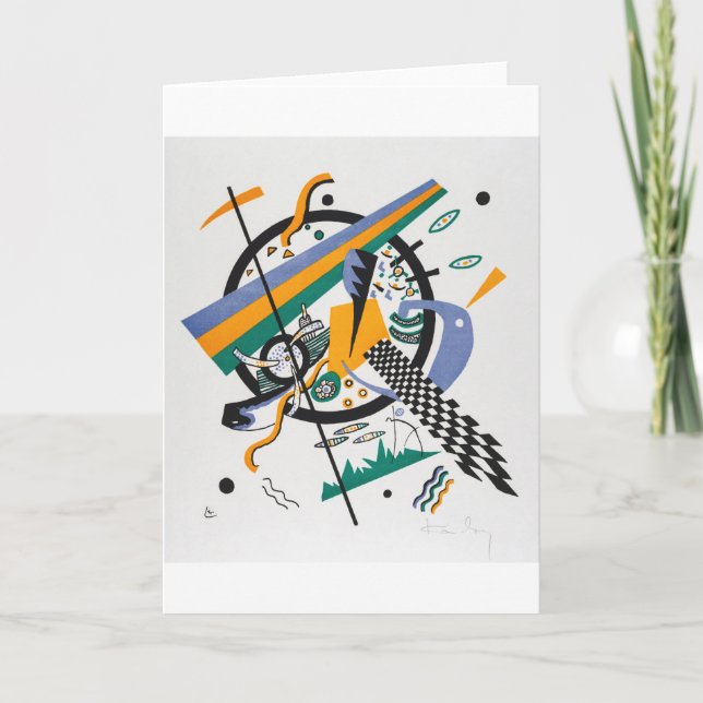 Carte Petits Mondes IV, Abstraits, Wassily Kandinsky (Devant)