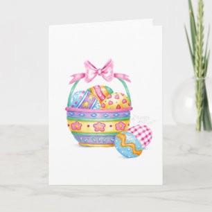 Carte Petits paniers de Pâques Joys et Bénédictions