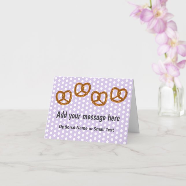 Carte Petits snacks salés de Pretzel - Pootté - votre te (Orchidée)