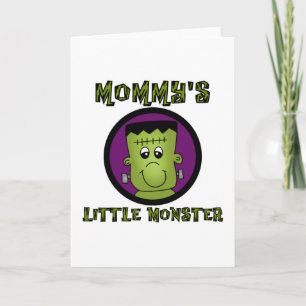 Carte Petits T-shirts et cadeaux du monstre de la maman