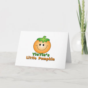 Carte Peu de citrouille de YiaYia