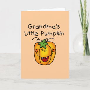 Carte Peu de T-shirts et cadeaux du citrouille de la gra