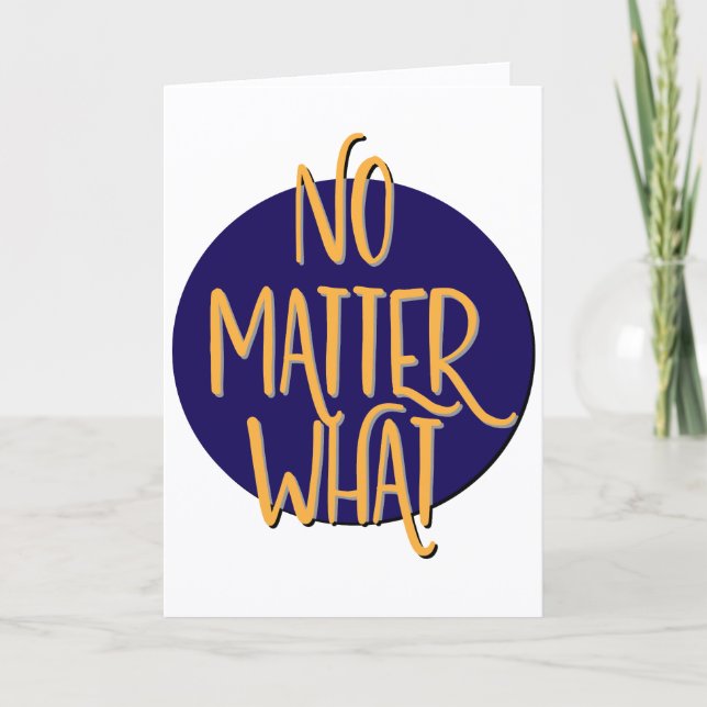 Carte Peu Importe Quel Anniversaire De Slogan (Devant)