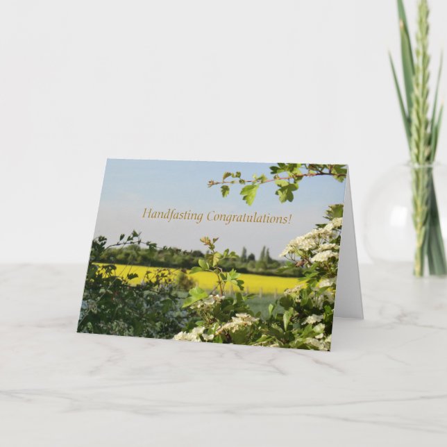 Carte Peut fleurir des félicitations de Beltane (Devant)