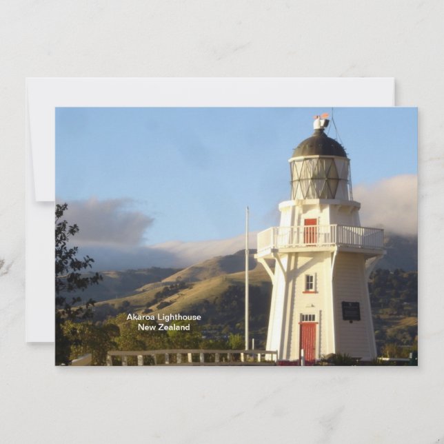 Carte Phare d'Akaroa (Devant)
