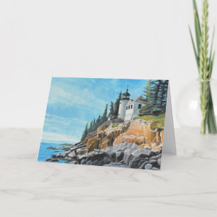 Carte Phare de Bass Harbor