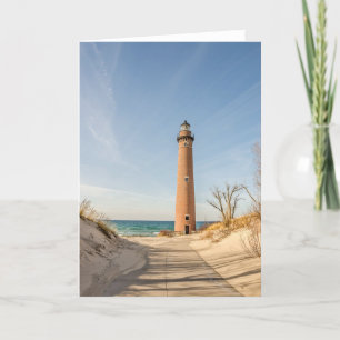 Carte Phare de Little Sable Point au lac Michigan