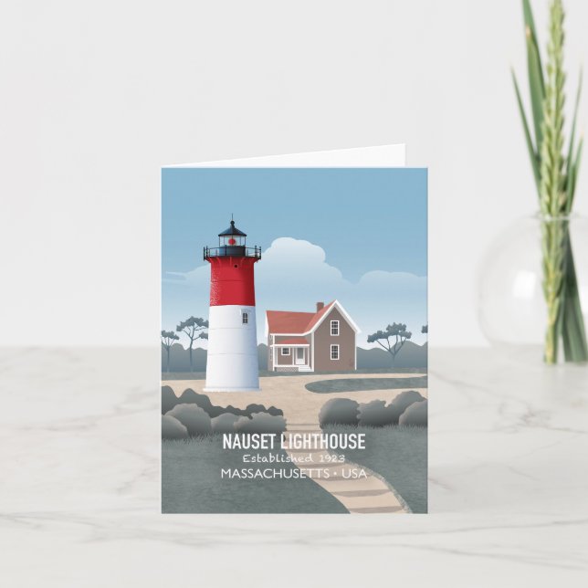 Carte Phare de Nauset (Devant)