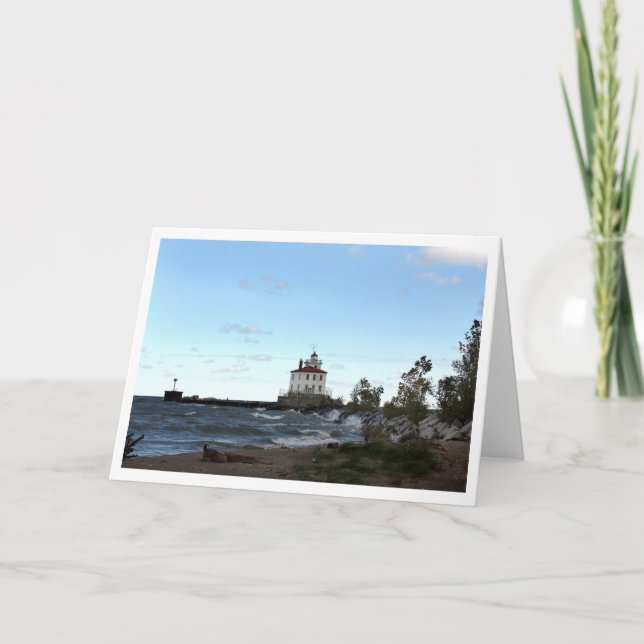 Carte Phare de plage de promontoires (Devant)