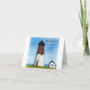 Carte Phare de Point Judith Rhode Island