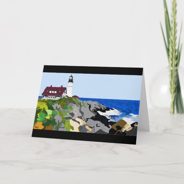 Carte Phare de Portland Head (Devant)
