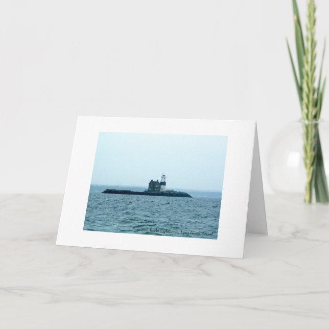 Carte Phare de Rocks, Long Island Sound. (Devant)
