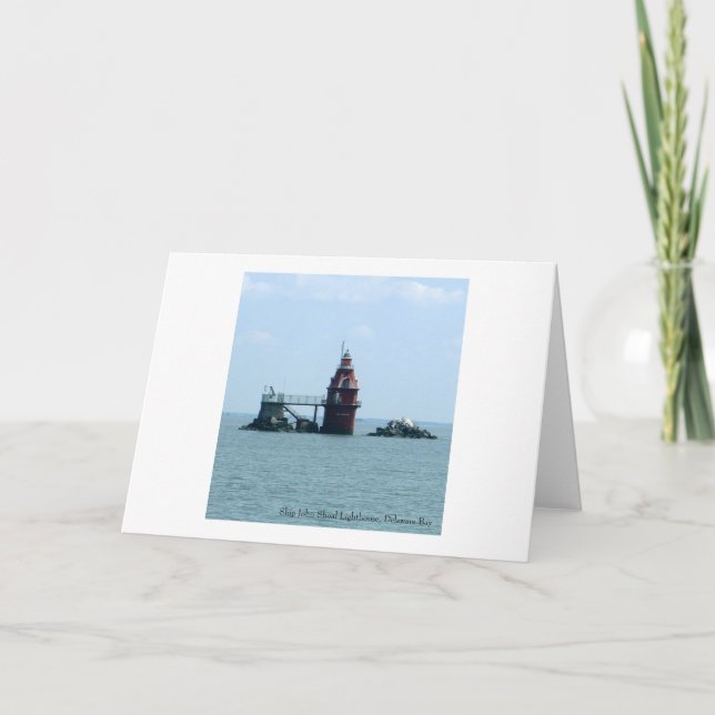 Carte Phare de Ship John Shoal (Devant)