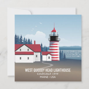 Carte Phare de West Quoddy Head