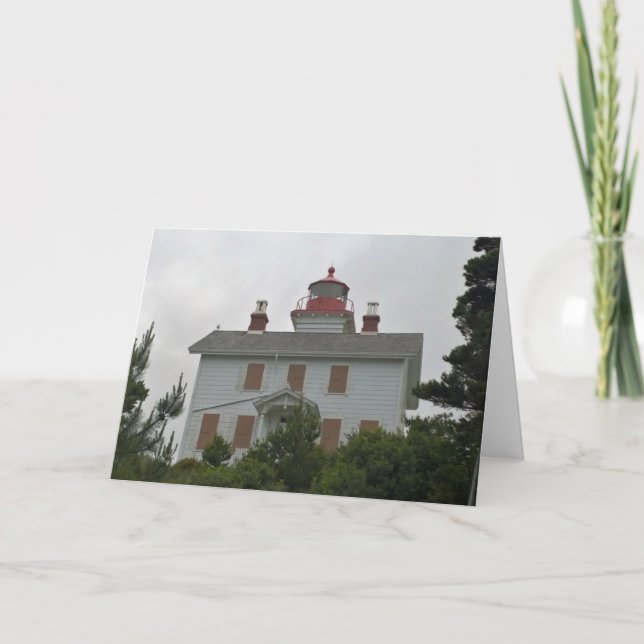 Carte Phare de Yaquina Bay, OU (Devant)