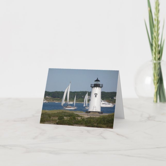 Carte Phare d'Edgartown au Martha's Vineyard (Devant)