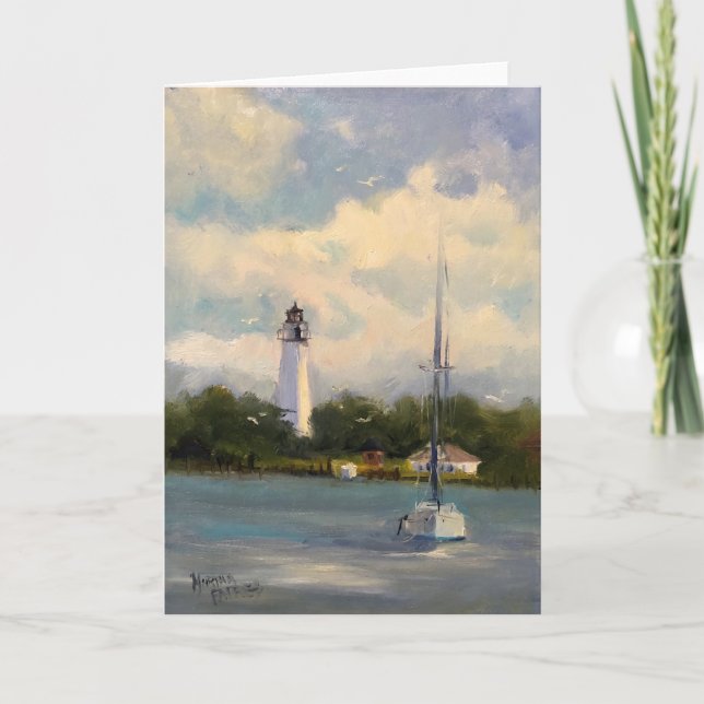 Carte "Phare d'Ocracoke" (Devant)