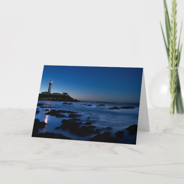 Carte Phare | Half Moon Bay, Ca de point de pigeon (Devant)
