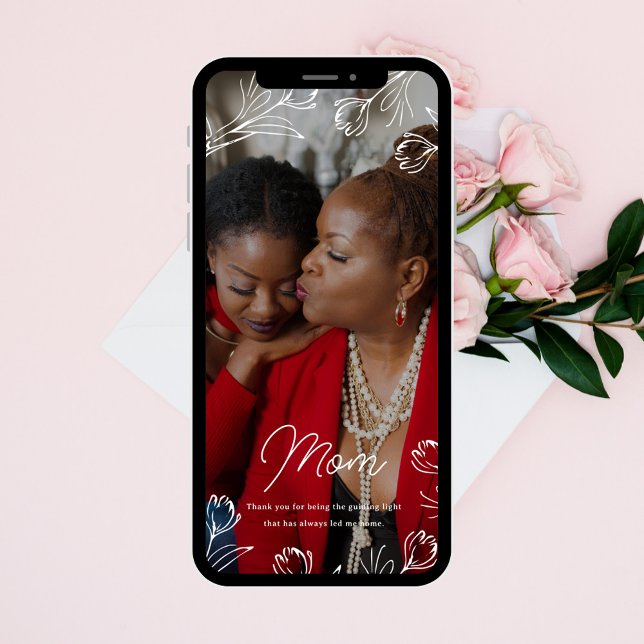 Carte phare numérique pour la fête des mères (Créateur téléchargé)