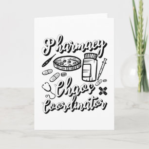 Carte Pharmaciste Technicien Pharmacie Coordinateur Chao