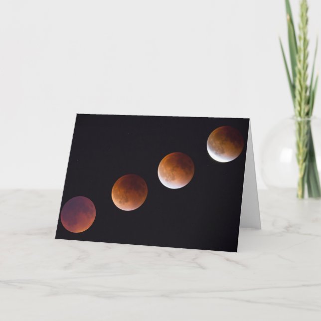 Carte Phases de l'éclipse lunaire totale | Seattle (Devant)