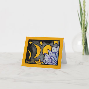 Carte Phases de lune enfant sauvage