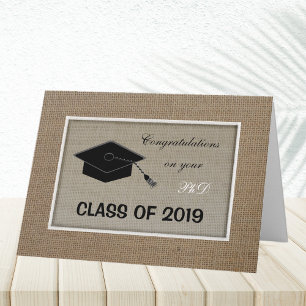 Carte PhD Graduation Card