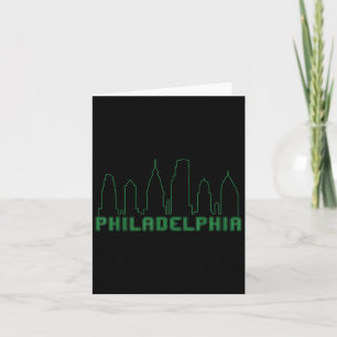 Carte Philadelphie Skyline Centre-Ville Paysage Urbain F