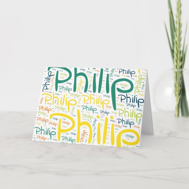 Carte Philippe (Devant)