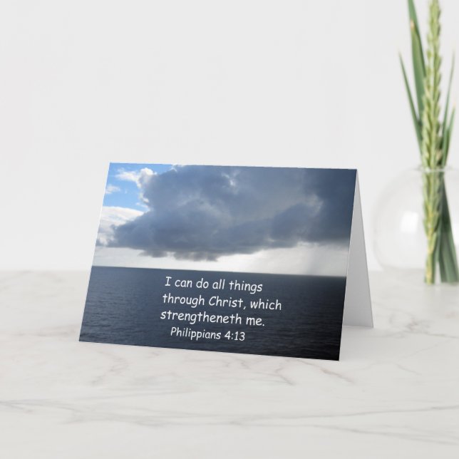 Carte Philippiens 4:13 (Devant)