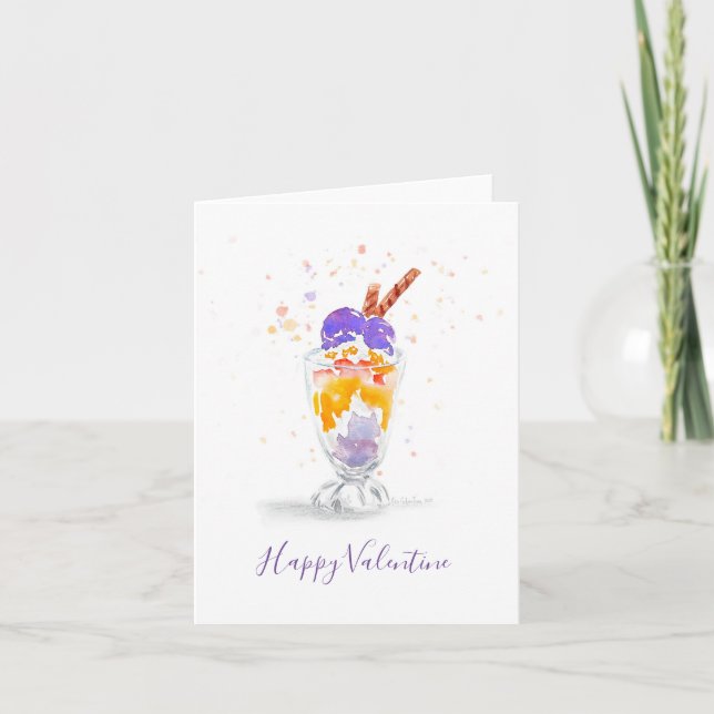 Carte philippine Halo Halo Watercolor (Devant)