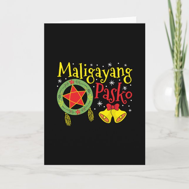 Carte Philippines Noël philippin Joyeux Noël (Devant)