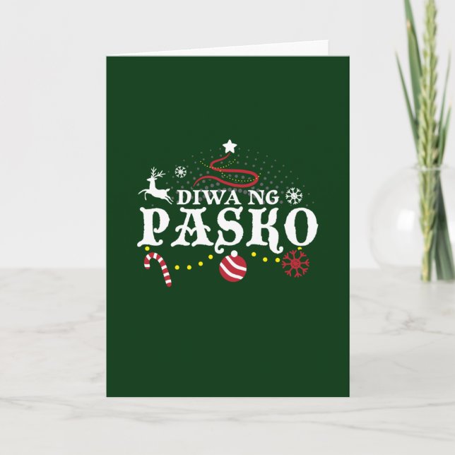 Carte Philippines Noël Tagalog - Esprit de Noël  (Devant)