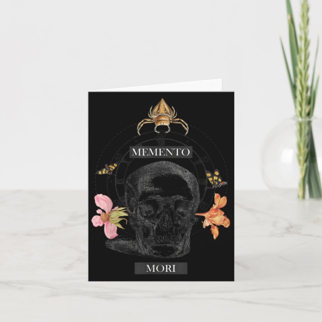 Carte Philosophe philosophique de Memento Mori (Devant)