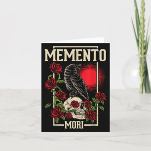 Carte Philosophe stoïque Memento Mori