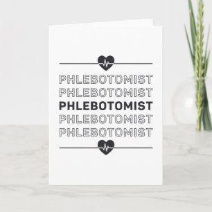 Carte Phlebotomiste Phlebotomie Médicale infirmière méde