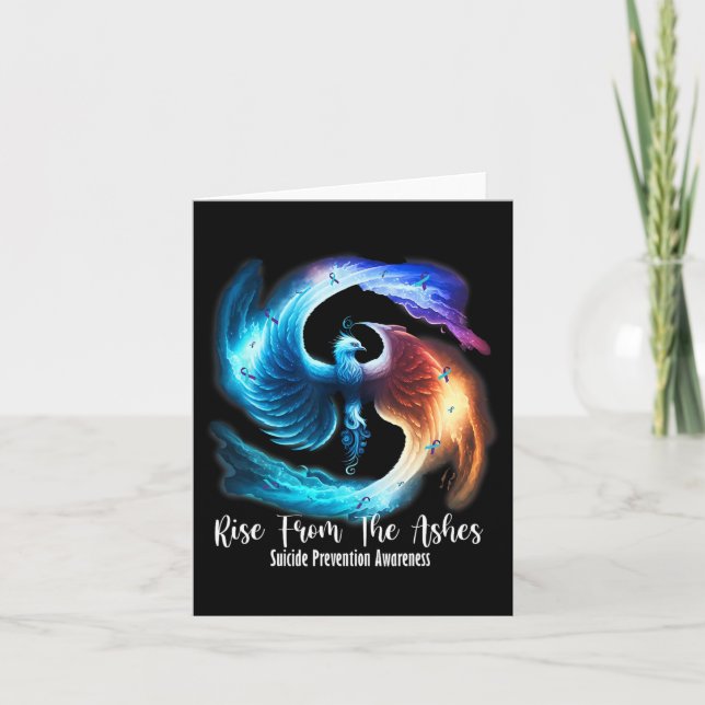 Carte Phoenix Montée De Ashes Suicide Prevention Awa (Devant)
