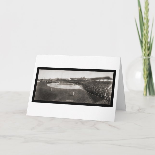 Carte Photo 1904 de base-ball de Red Sox White Sox (Devant)