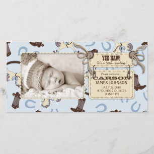 Carte photo 2 de garçon de cheval de basculage