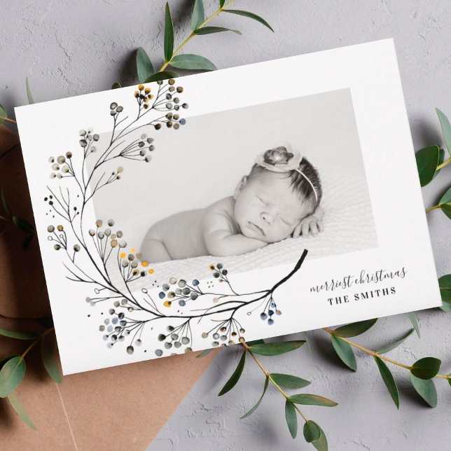 Carte photo bio Natural Merest Christmas (Créateur téléchargé)