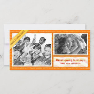 Carte photo bon thanksgiving