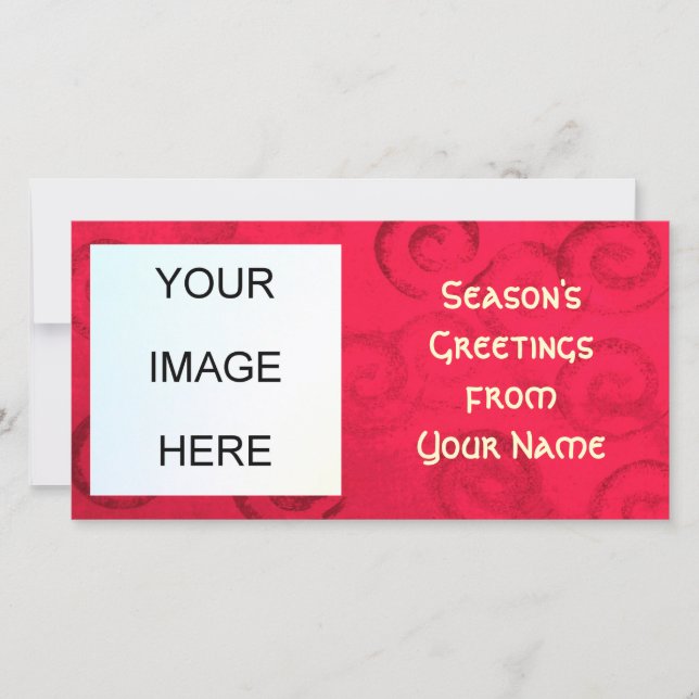 Carte photo Bonnes Fêtes (Devant)