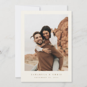 Carte Photo Calendrier Enregistrez La Date à Coeur