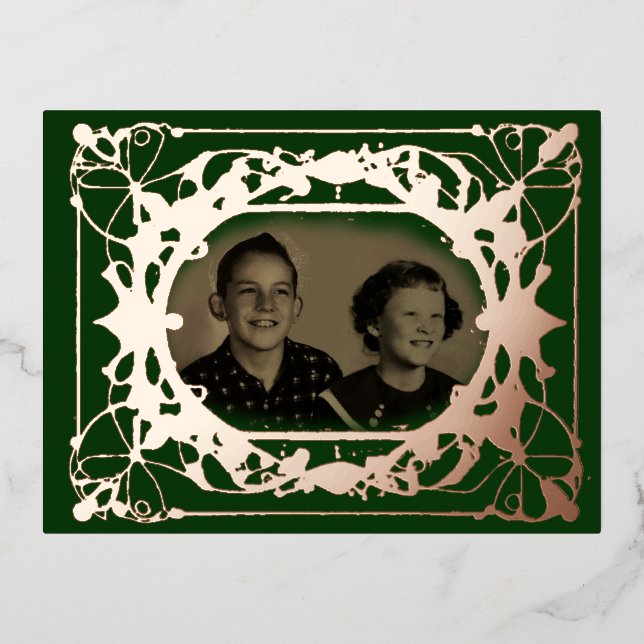 Carte photo, Carte de vacances (Recto)